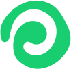 illustration spiral green